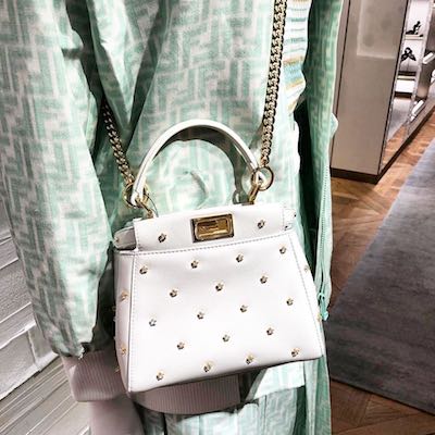 fendi pink tote